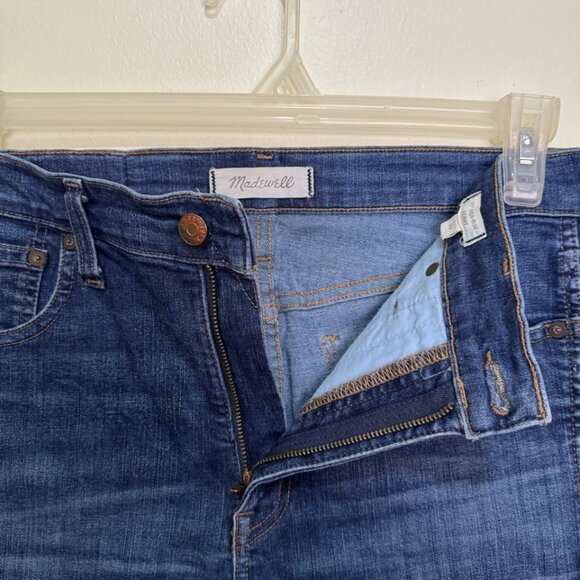 Madewell 10" High-Rise Skinny Jeans in Hayes Wash/Blue color Style F4684 - Picture 9 of 14